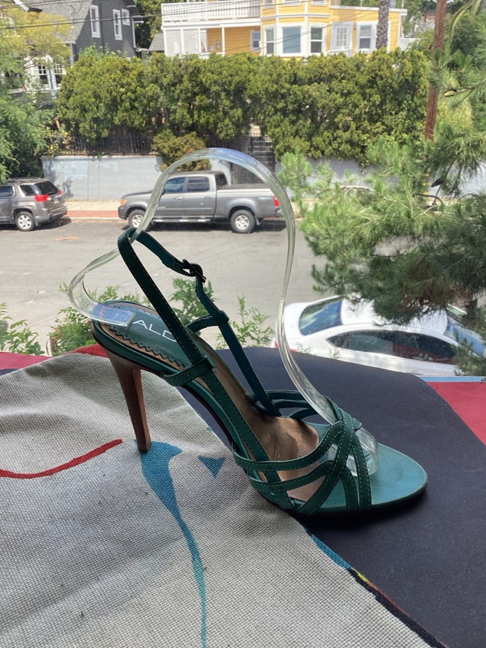 ALDO blue leather